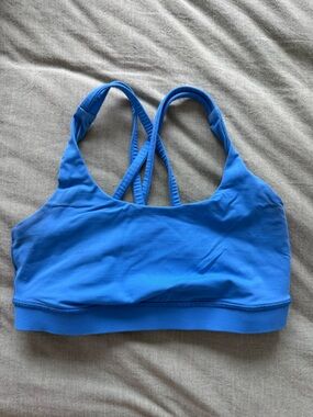 Lululemon Bright Blue Strappy Sports Bra